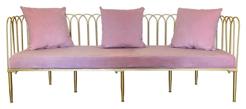 Диван Сквош Л, Розовая помада