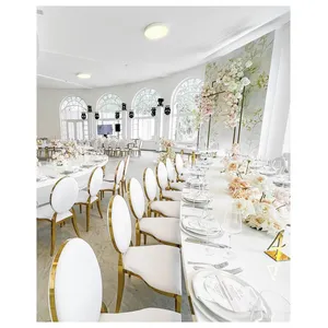 Стул Вашингтон Золото, велюр белый - Фото 4