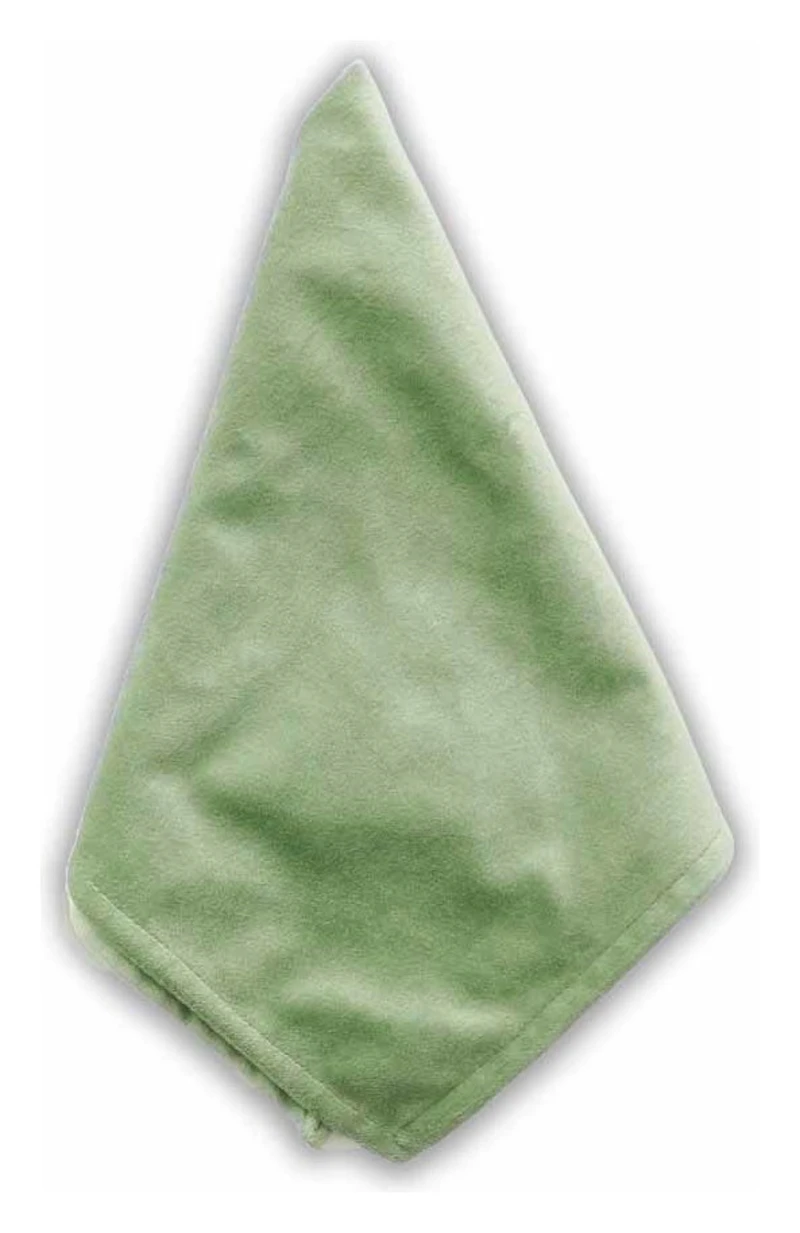 Салфетка  велюр, весенняя зелень