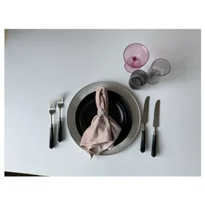 Салфетка велюр, светло-розовая - Фото 4