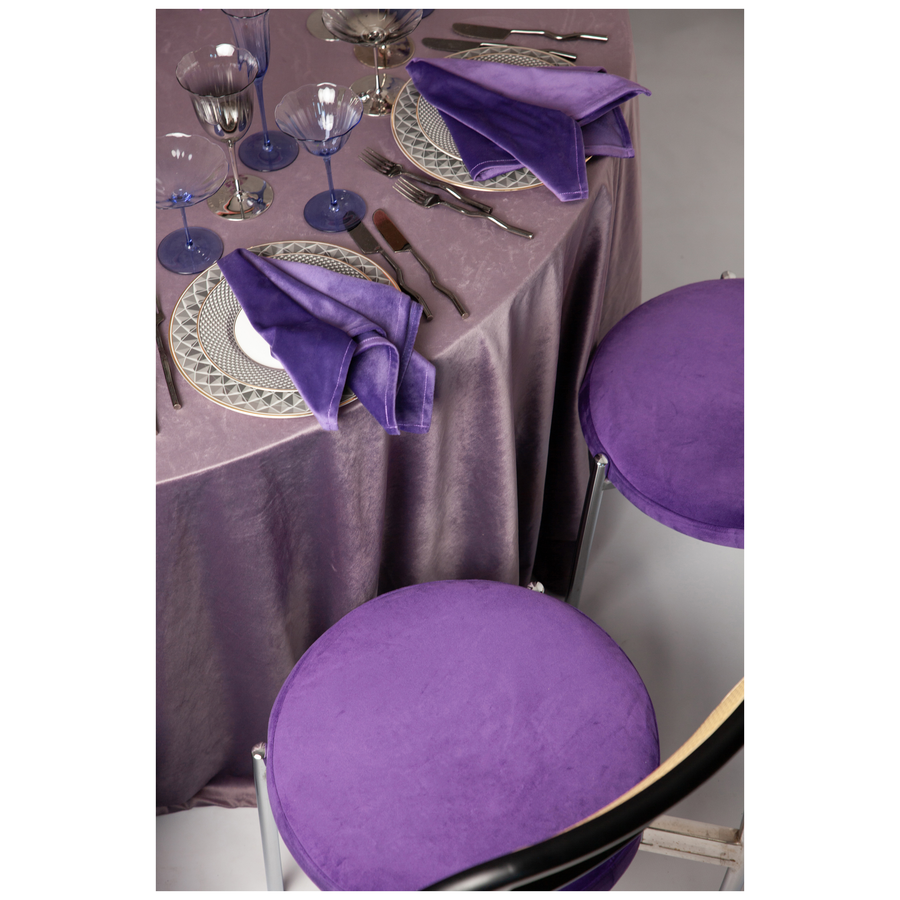 Стул Модерн Серебро, Ротанг в черной рамеo + Таинственный фиолетовый - Фото миниатюра 3