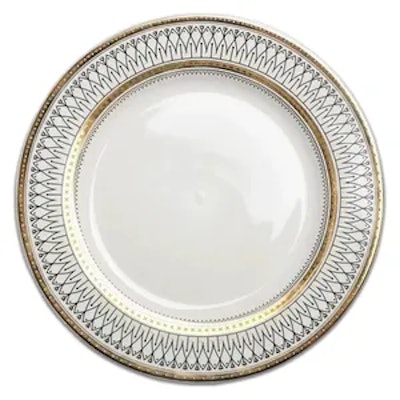 Тарелка Паттерн Черный М