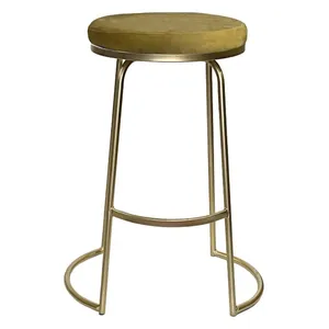 Стул барный Модерн Золотая охра (любой оттенок каркаса)