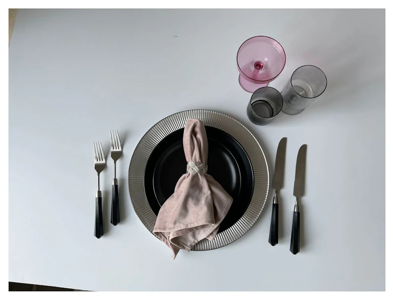 Тарелка Акцент Блэк С