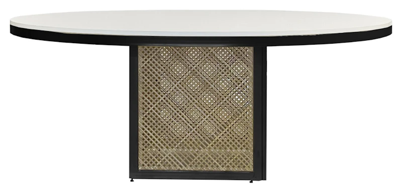 Стол Корнерс Конфесса, круглый белый + перекрас металла в любой цвет