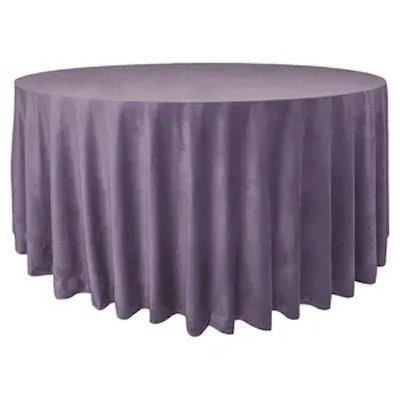 Скатерть велюр, круглая,  Нежная орхидея