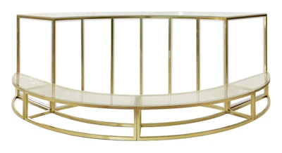 Стол-президиум Наутилус Серпент + Тай с матовым стеклом