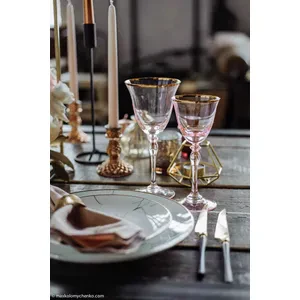 Бокал Хлоэ розовый, 200 мл - Фото 3