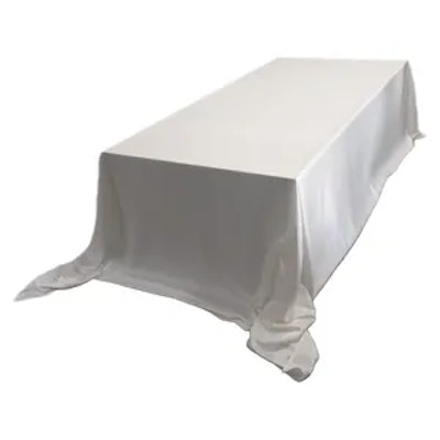 Скатерть сатин premium, прямоугольная, молочная