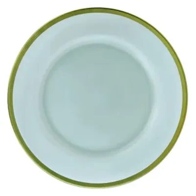 Сервировочная тарелка Лоллипоп Ментол матовая