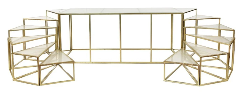 Стол-президиум Наутилус Ректангл + Триплекс с матовым стеклом