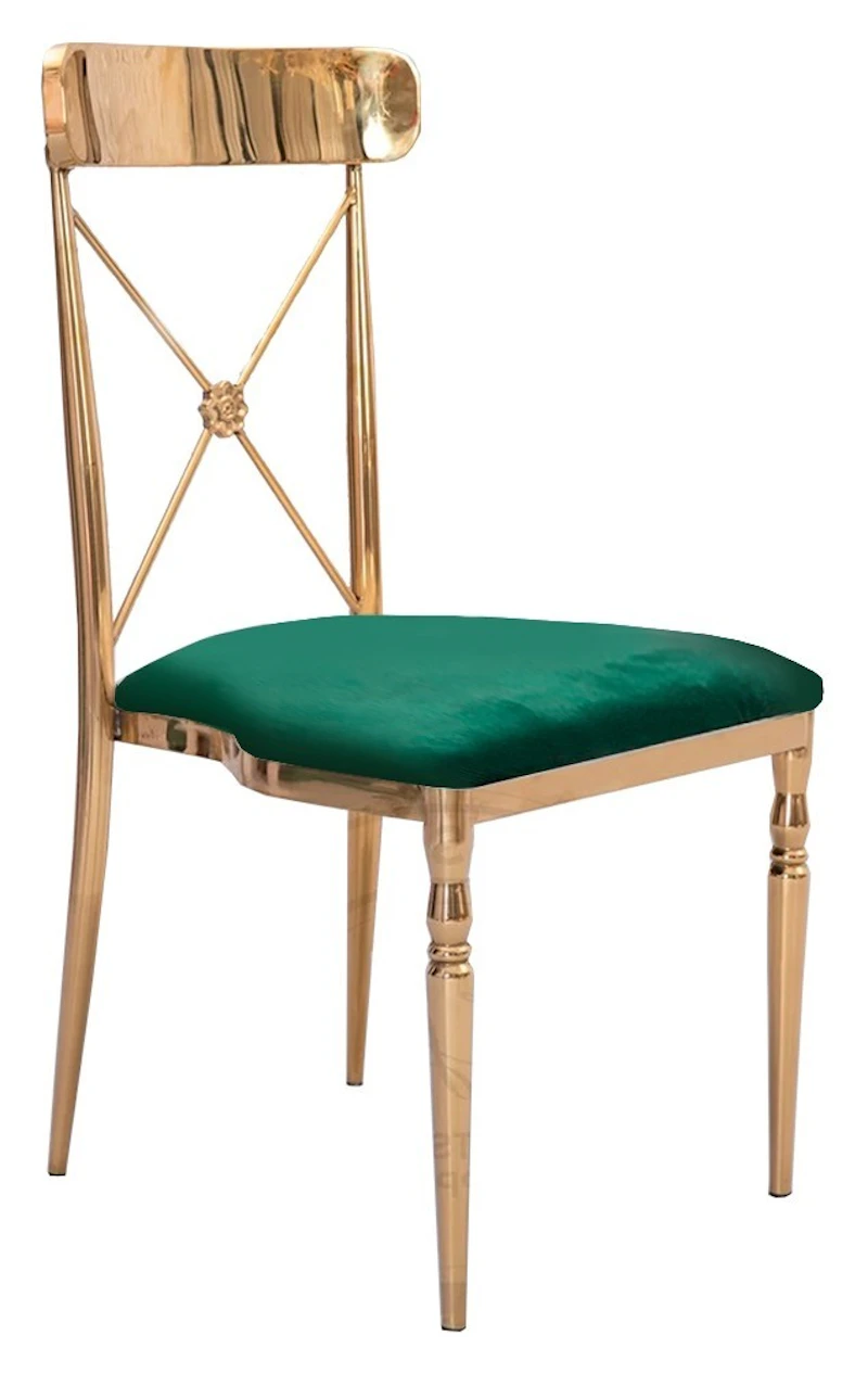Стул Адлер, велюр, изумрудный