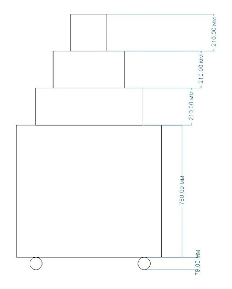 Горка для шампанского Майя Белая