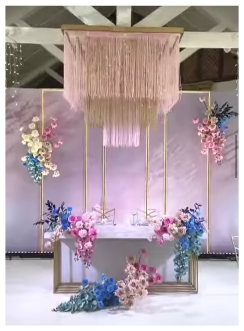 Люстра декоративная, квадратная, без освещения