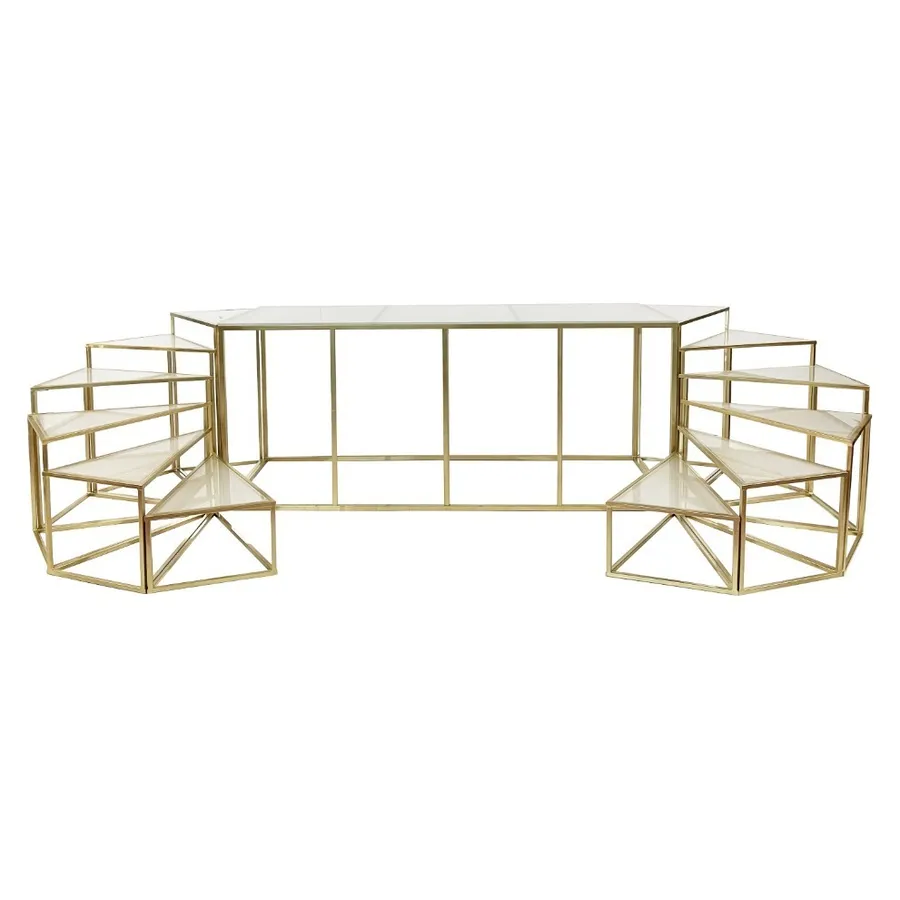 Стол-президиум Наутилус Ректангл + Триплекс с матовым стеклом - Фото миниатюра 2