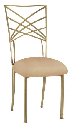 Подушка на стул Хамелеон бежевая велюр