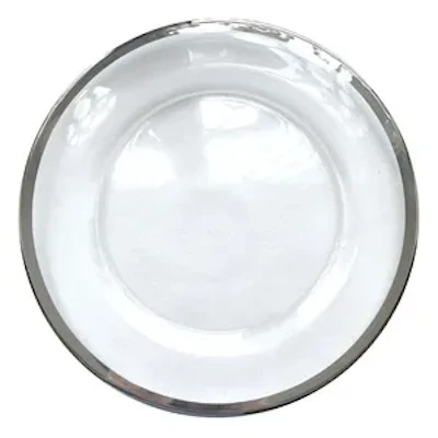 Сервировочная тарелка Париж Серебро