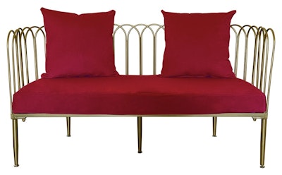 Диван Сквош М, Малиново-красный