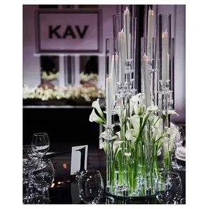 Канделябр со стеклянными колбами Хай Тауэр (10 стоек) - Фото 5