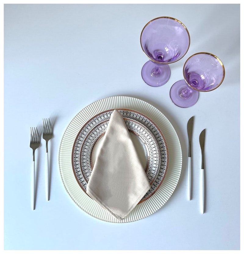 Сет бокалов Хлоэ сиреневый