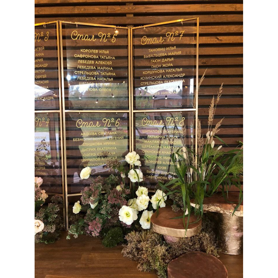 Ширма-схема рассадки "Литера" - Фото миниатюра 4