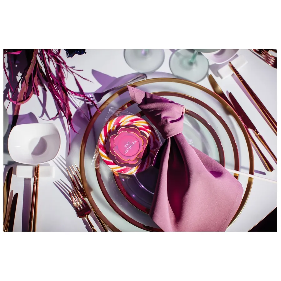 Сет порционных тарелок Лоллипоп Ментол Париж - Фото миниатюра 2