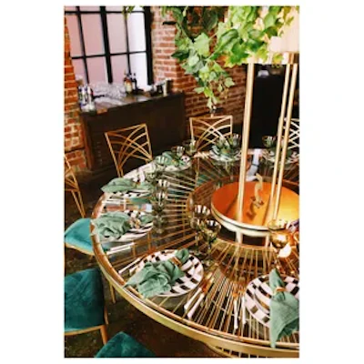 Стол Де Марко со стеклянной столешницей и разноцветной подсветкой (неон) - изображение 5