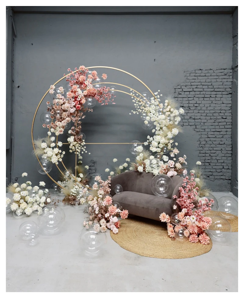 Арка круглая Рондо, золото