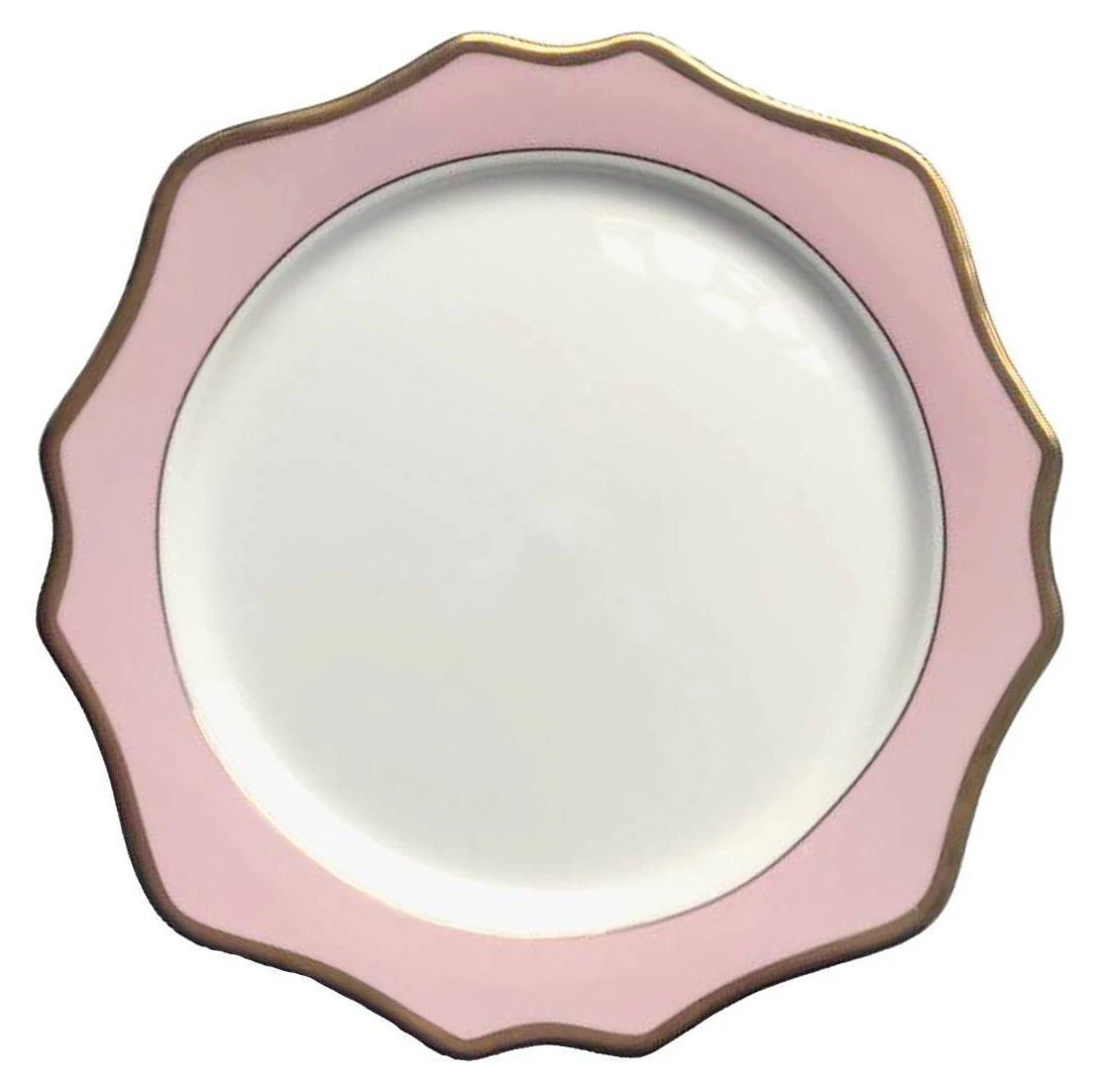Сервировочная тарелка Анна, розовая