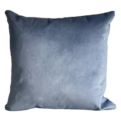 Подушка декоративная серо-голубая