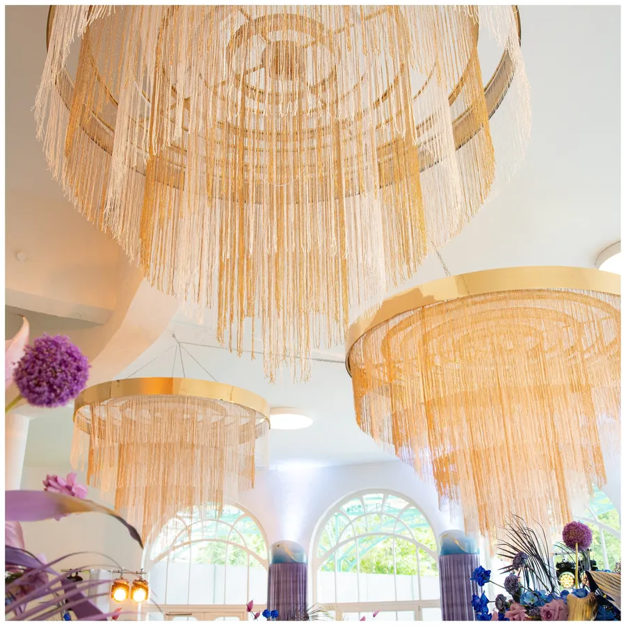 Люстра декоративная, без освещения, 2.5 метра - Фото миниатюра 2