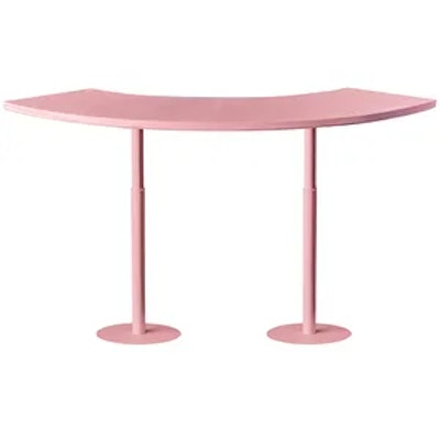 Стол коктейльный Твист Змейка М, Розовая помада + Куколка (телескопические ноги)