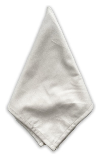 Салфетка велюр, молочная