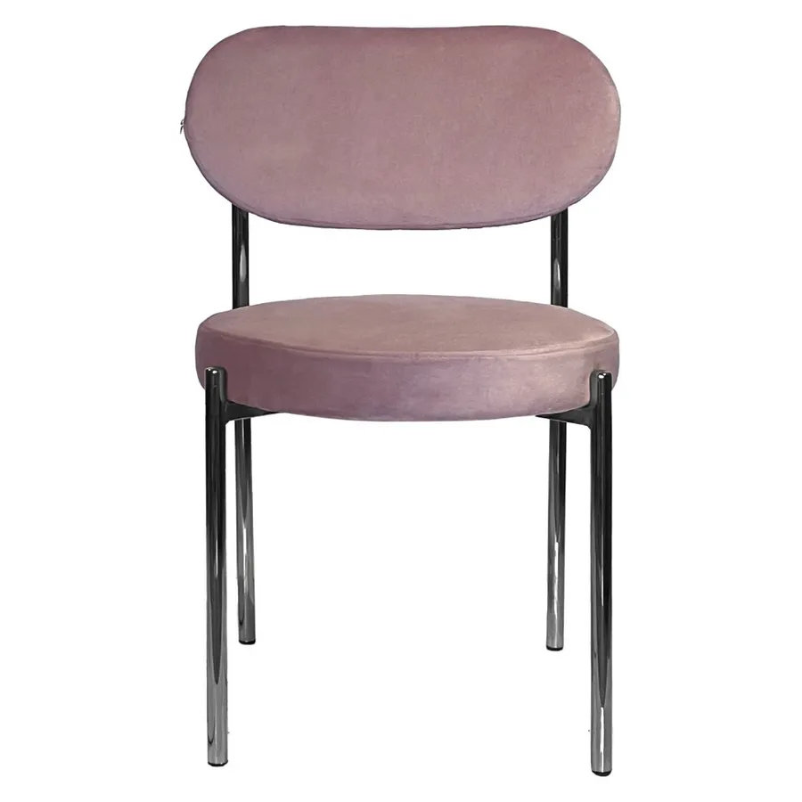 Стул Модерн Серебро, Розовая помада - Фото миниатюра 2