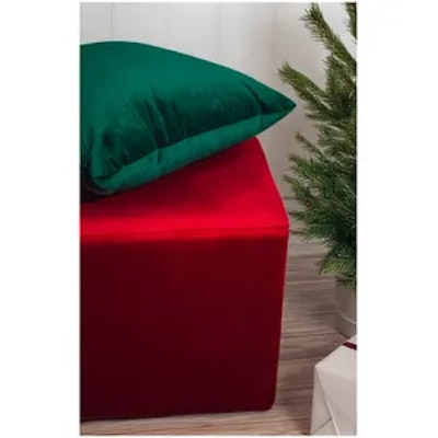 Подушка декоративная Изумрудный - изображение 3