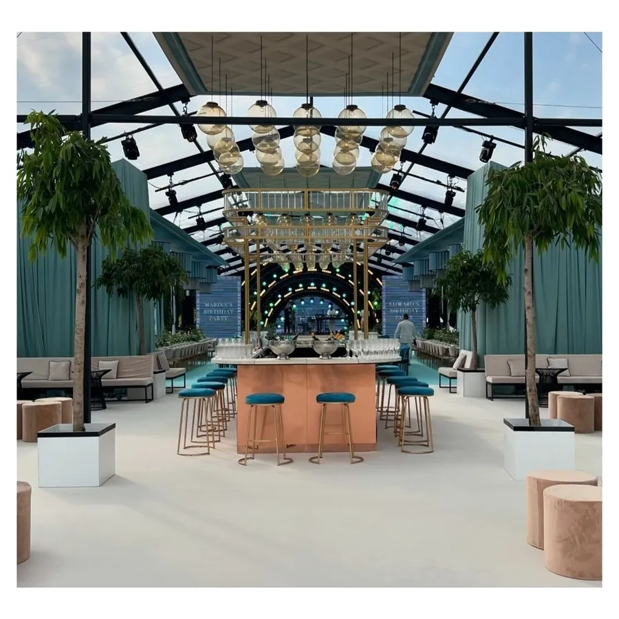 Стул барный Модерн Сэддл Морская волна (любой оттенок каркаса) - Фото миниатюра 7