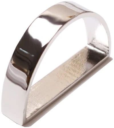 Кольцо для салфеток Белт Серебро