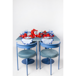 Стул Колори, Черничный йогурт + серо-голубой - Фото 3