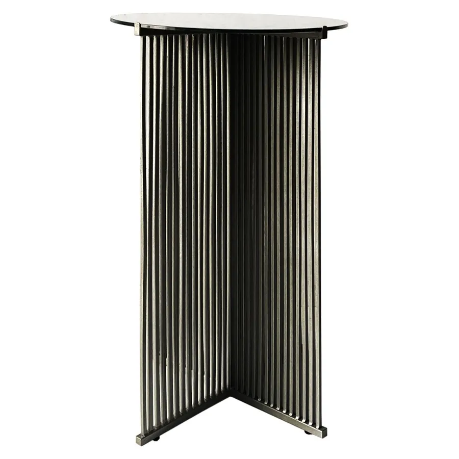 Коктейльный стол Шреддер Черный c черной столешницей - Фото миниатюра 1