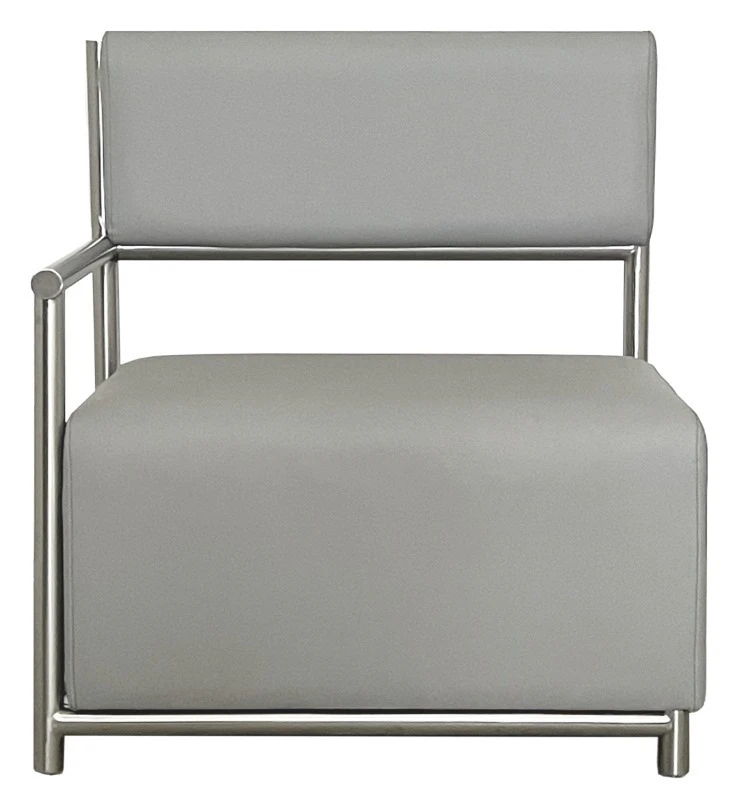 Диван Кручу-верчу Квадрат (Левый модуль) База (серый)