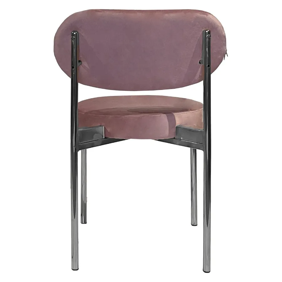 Стул Модерн Серебро, Розовая помада - Фото миниатюра 4