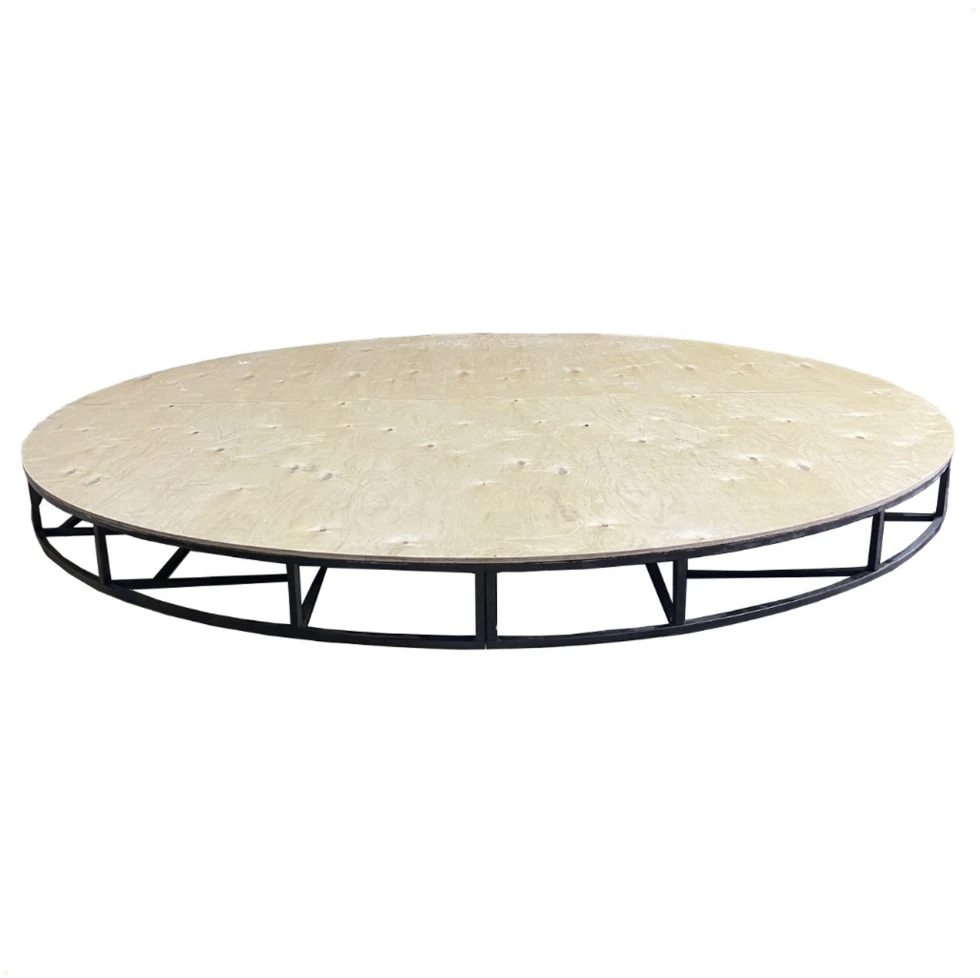 Каркас круглого подиума (300 см * 20 см) из 4х хэлементов