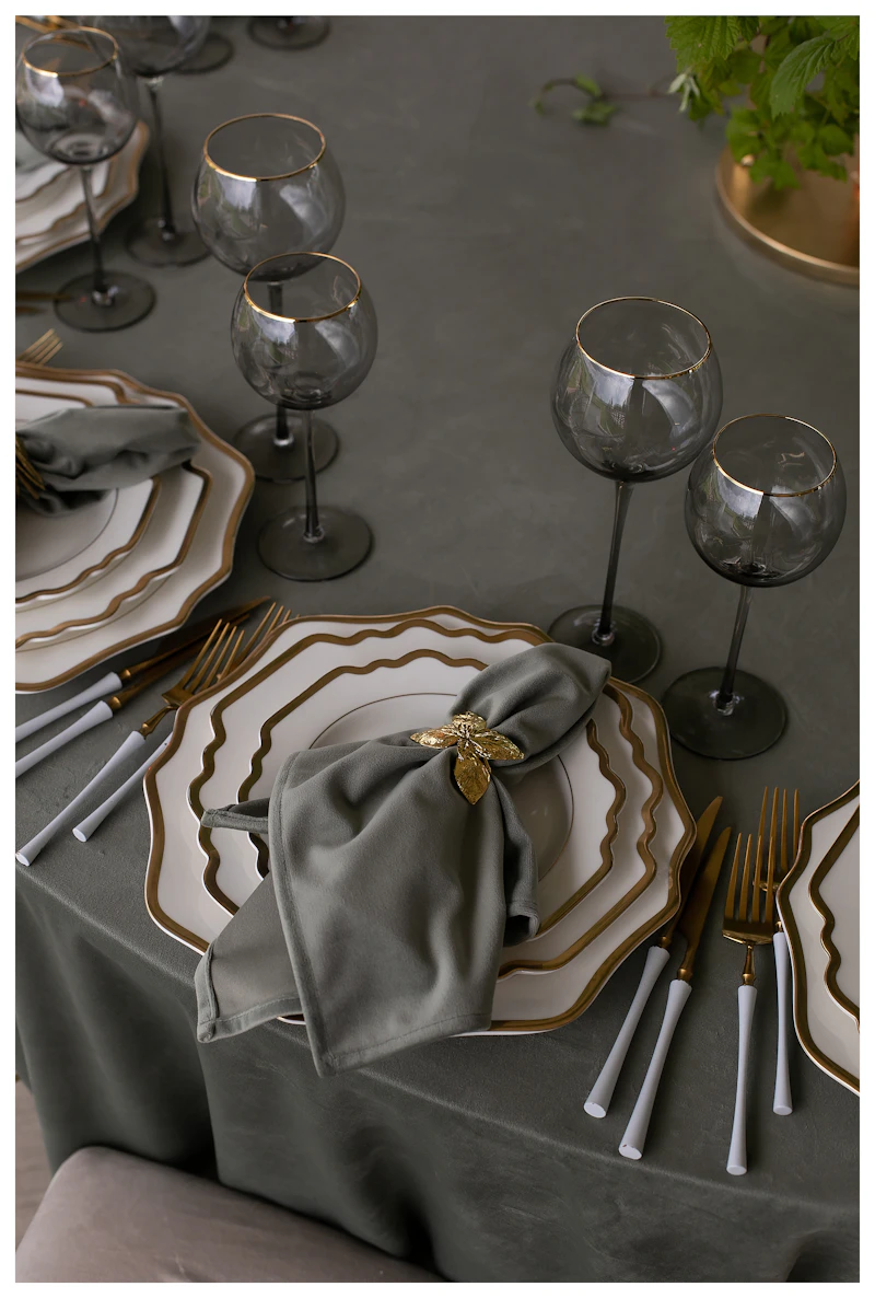 Тарелка порционная Анна М, 27 см диаметр