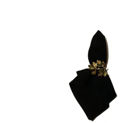 Салфетка черная, полиэстер - изображение 2