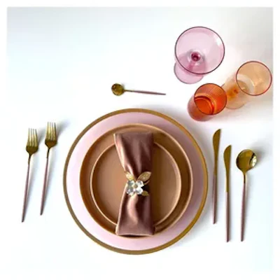 Салфетка велюр, пыльно-розовая - изображение 7