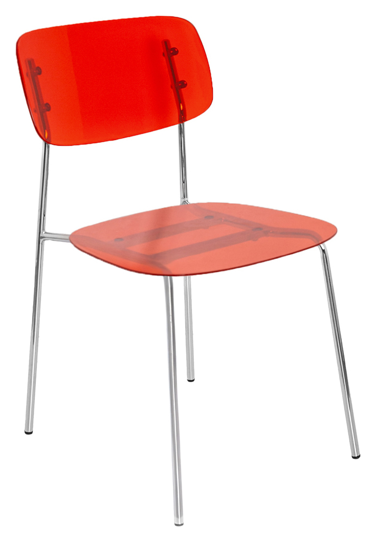 Стул Призм Серебро, След уходяшего солнца