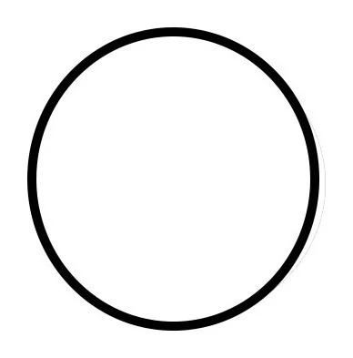 Чехол на круглый пуф, белоснежный