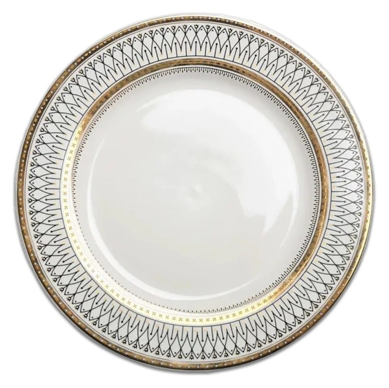 Тарелка Паттерн Черный М