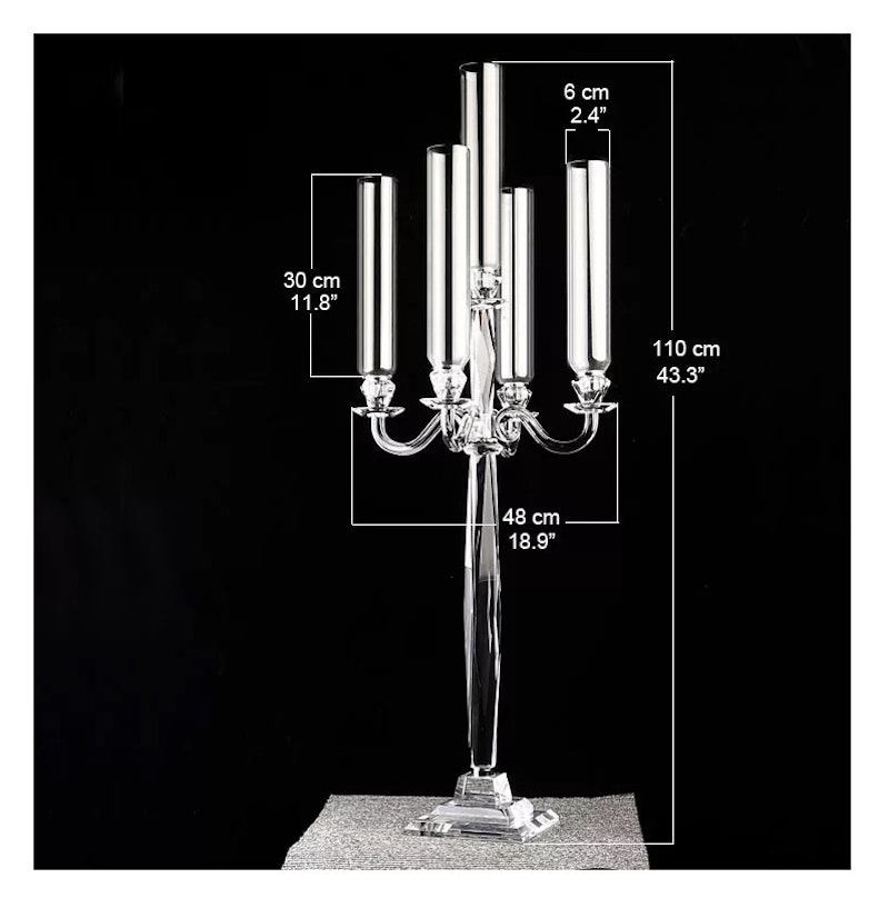 Канделябр хрустальный Рефлекшн (5 стоек)