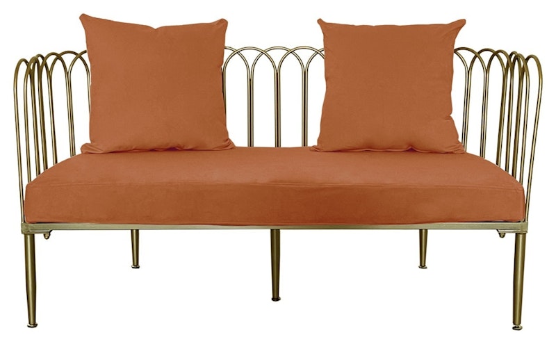 Диван Сквош М, Терракотовый